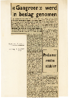 gangreen werd in beslag genomen