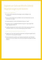 Mogelijke vragen bij de bronnen Dagboek van Carla