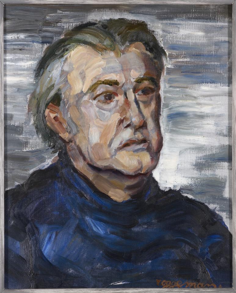 Portret van Louis Paul Boon door Maurice Roggeman, 1978 Portret van Louis Paul Boon door Maurice Roggeman, 1978