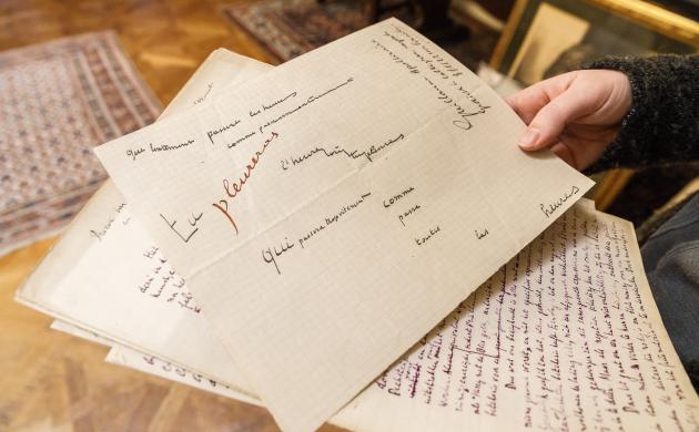 Collectie Baestaens - handschrift Paul van Ostaijen