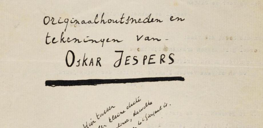 Foto van de voorpagina van het manuscript Bezette stad