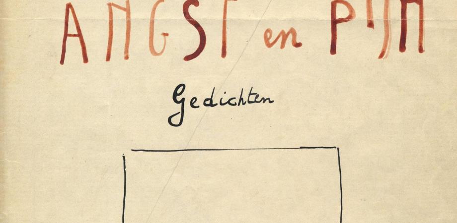 Cover van het manuscript van De feesten van angst en pijn