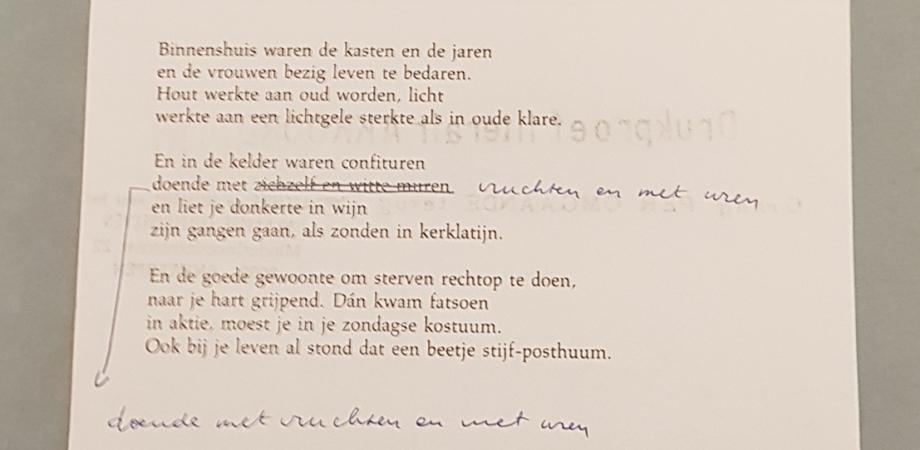 Herman de Coninck: 'Henri de Braekeleer', drukproef