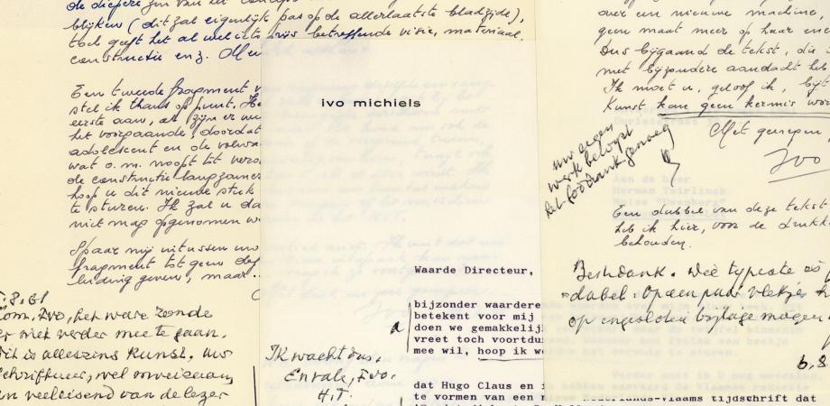 Correspondentie met Herman Teirlinck Correspondentie met Herman Teirlinck