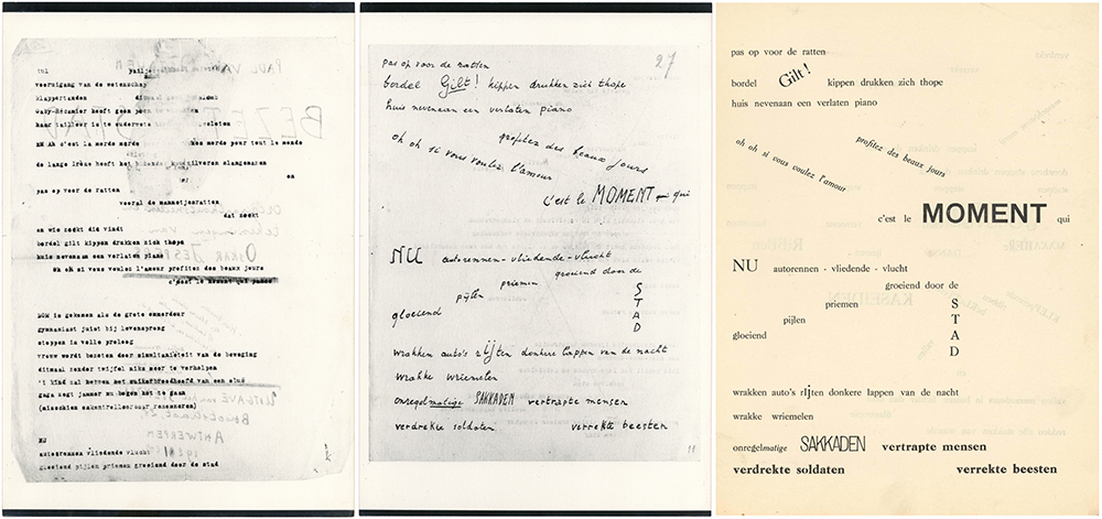Typo, handschrift & druk Paul van Ostaijen